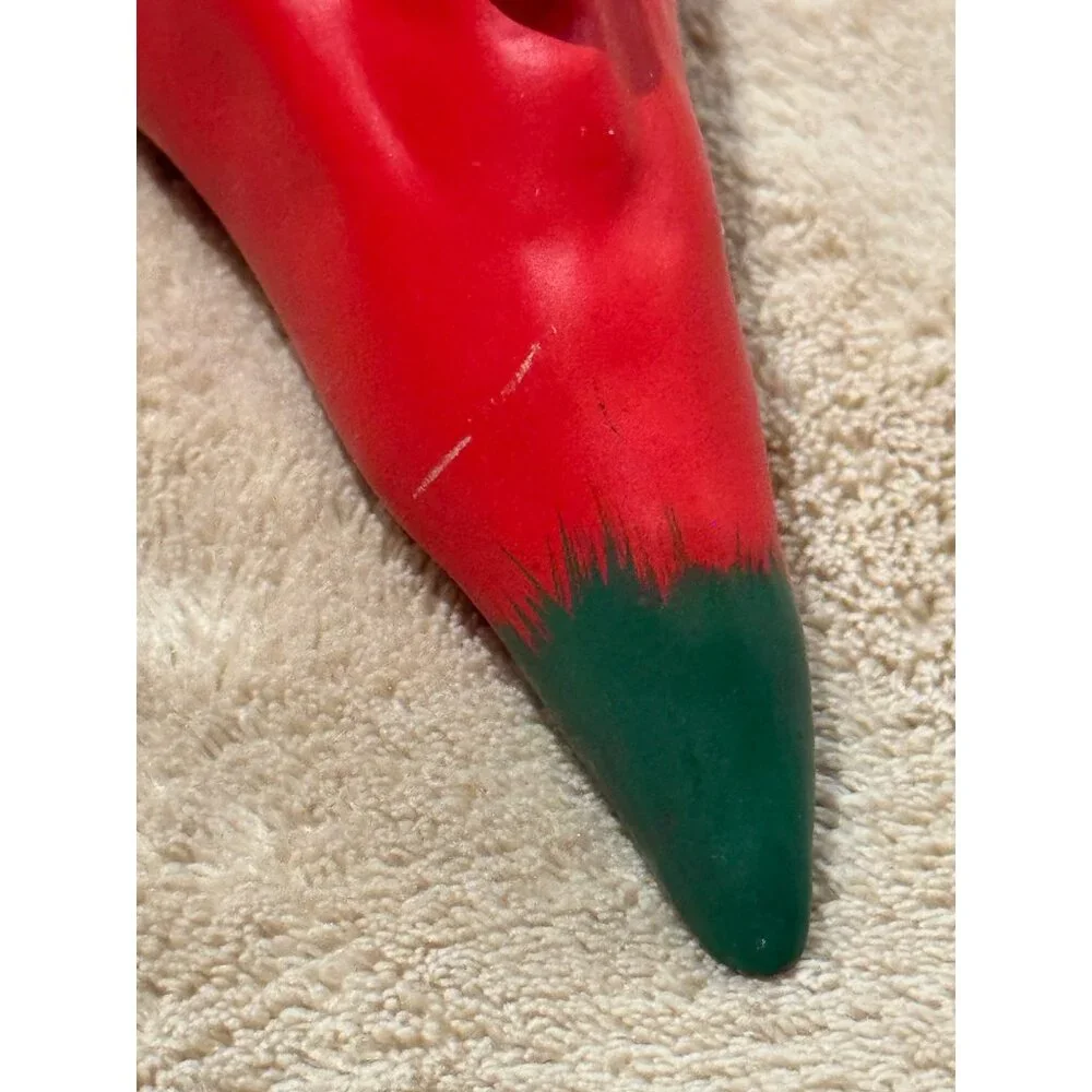 Red Chili Pepper Anthropomorphic Faces Signed By Artist R. Vandamme 1996… - Picture 7 of 15